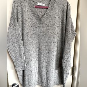 She & Sky V-Neck Sweater